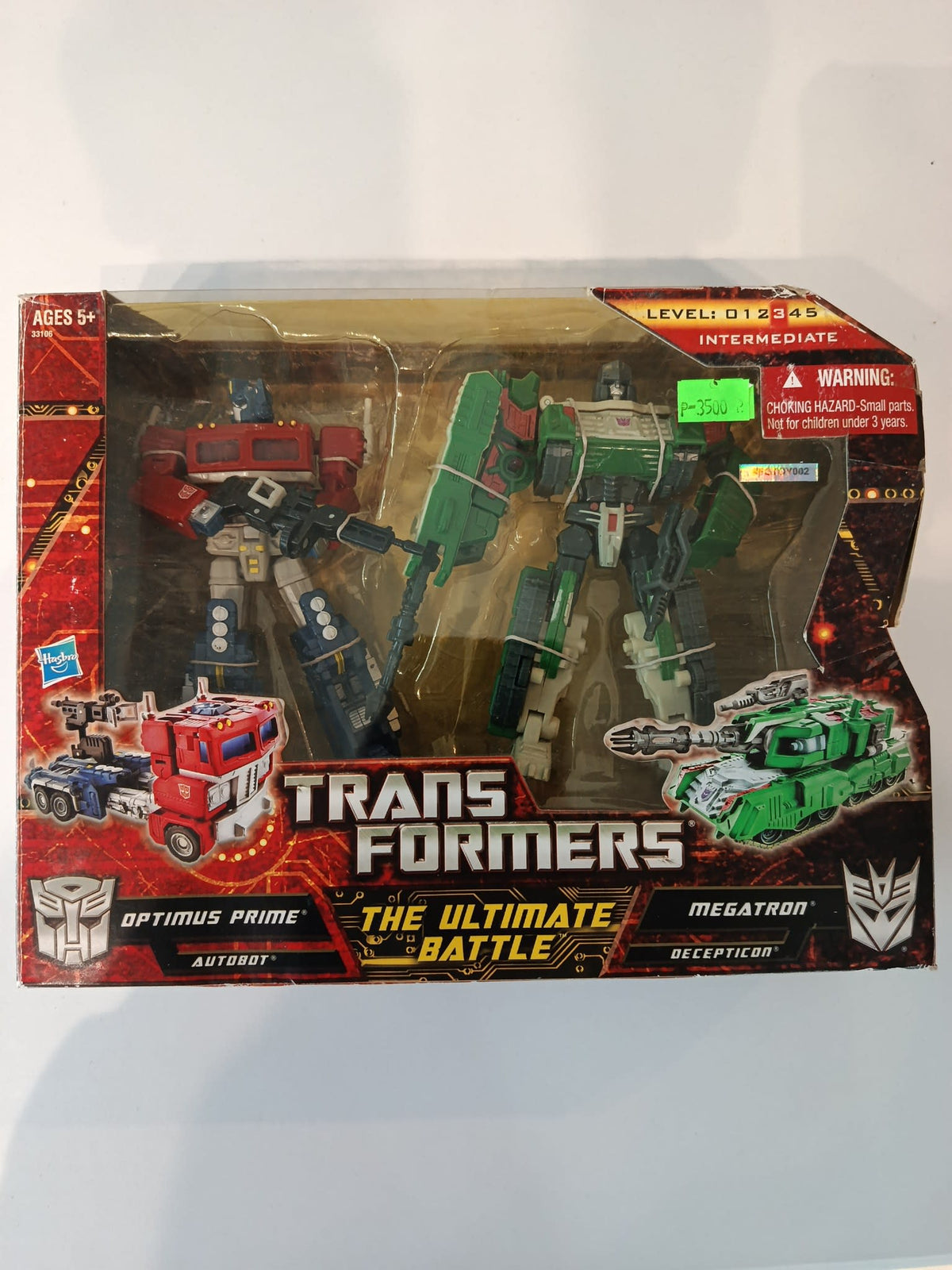 2010 Transformers The Ultimate Battle Optimus Prime vs Megatron
