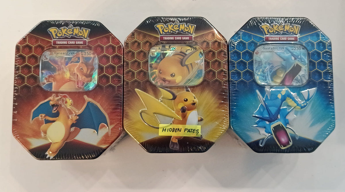 2019 Pokemon Hidden Fates Tin Charizard-GX