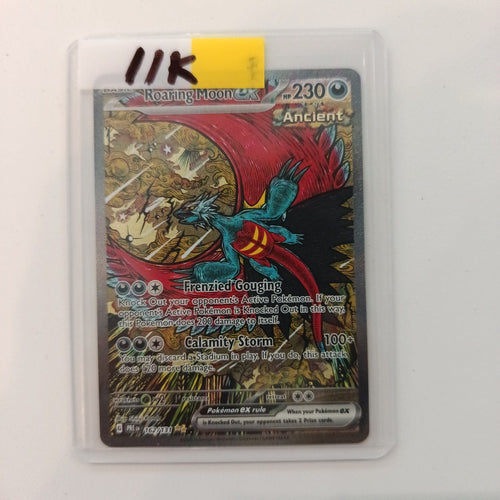 2023 Pokemon Company Paradox Rift Special Illustration Rare Roaring Moon ex #162/131