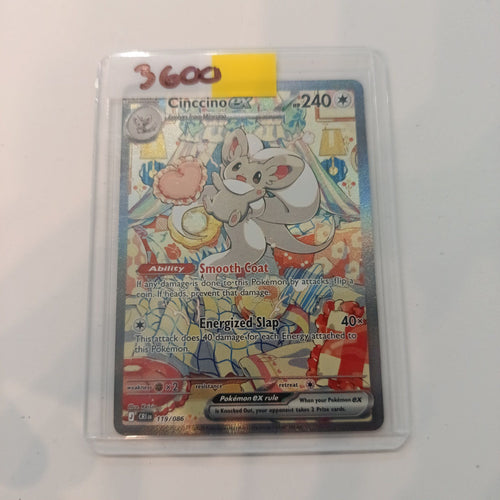2024 Pokemon Company Scarlet & Violet — Crimson Haze Special Illustration Rare Cinccino Sp