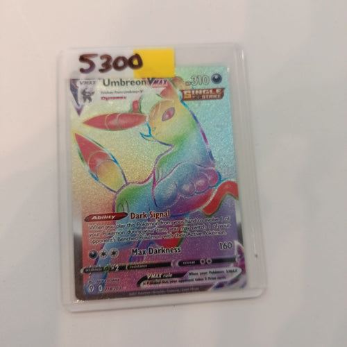 2021 The Pokémon Company Pokémon Trading Card Game Single Strike Umbreon VMAX Rainbow Rare