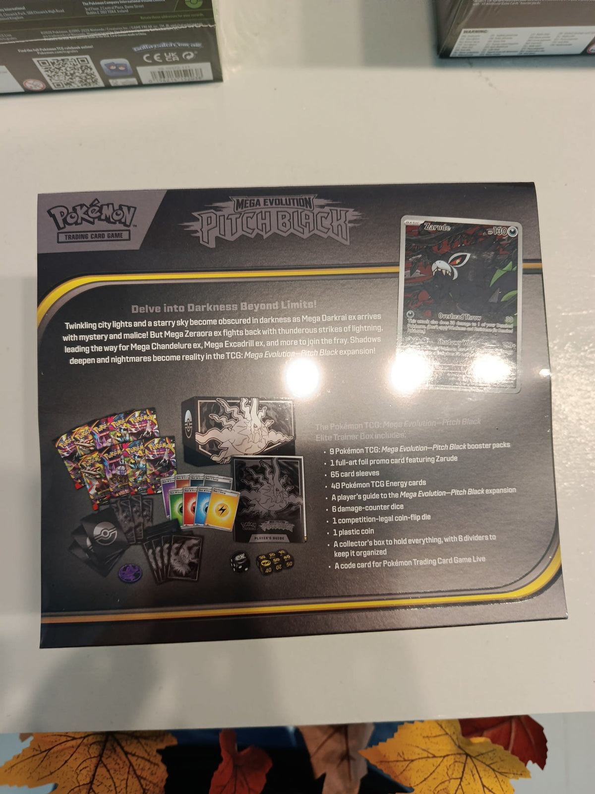 Pokemon Mega Evolution Pitch Black Mega Darkrai ex Elite Trainer Box (English) - view 2