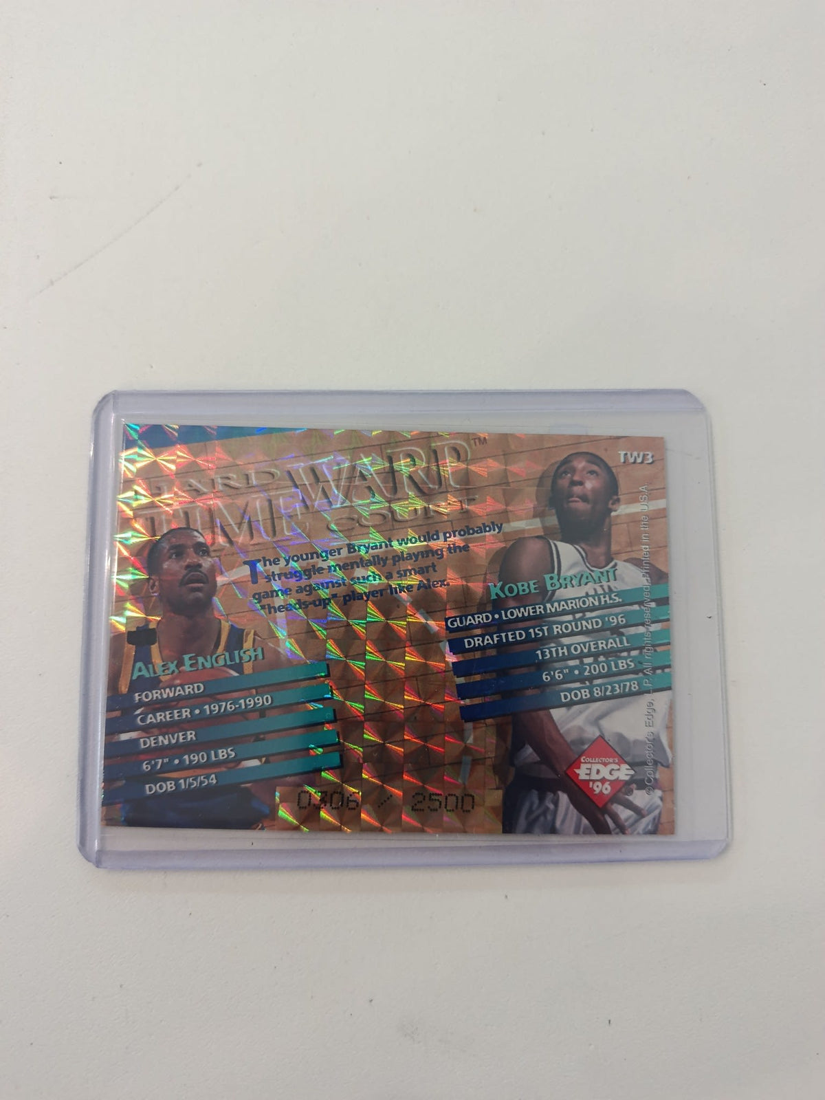 2009-10 Upper Deck Timewarps Timewarp LeBron James #14 PSA 9 - view 2