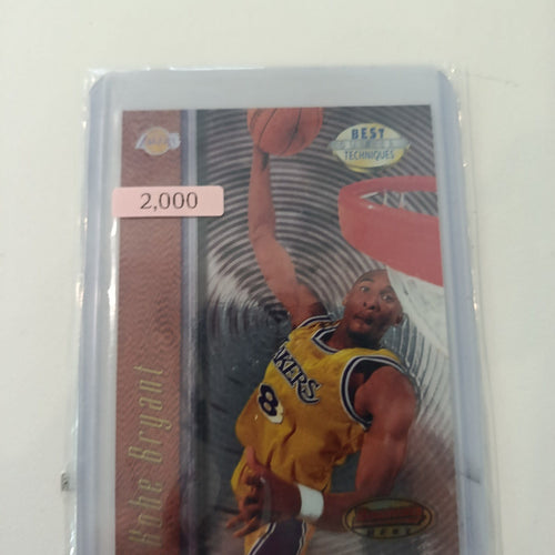 1998 Topps Bowman's Best Best Dunker Techniques Kobe Bryant #T4