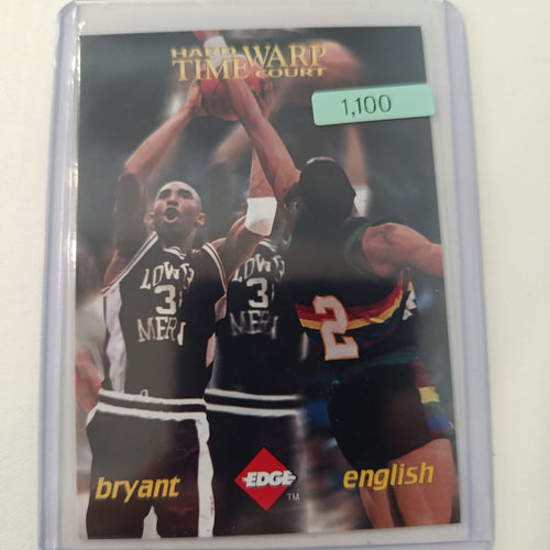 1996 Collector's Edge Hard Court Time Warp Kobe Bryant / Alex English #TW3