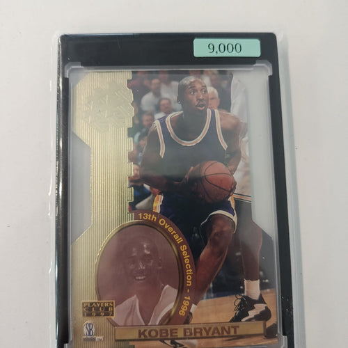 1996 Upper Deck Players Club 13th Overall Selector Kobe Bryant SGC 9000