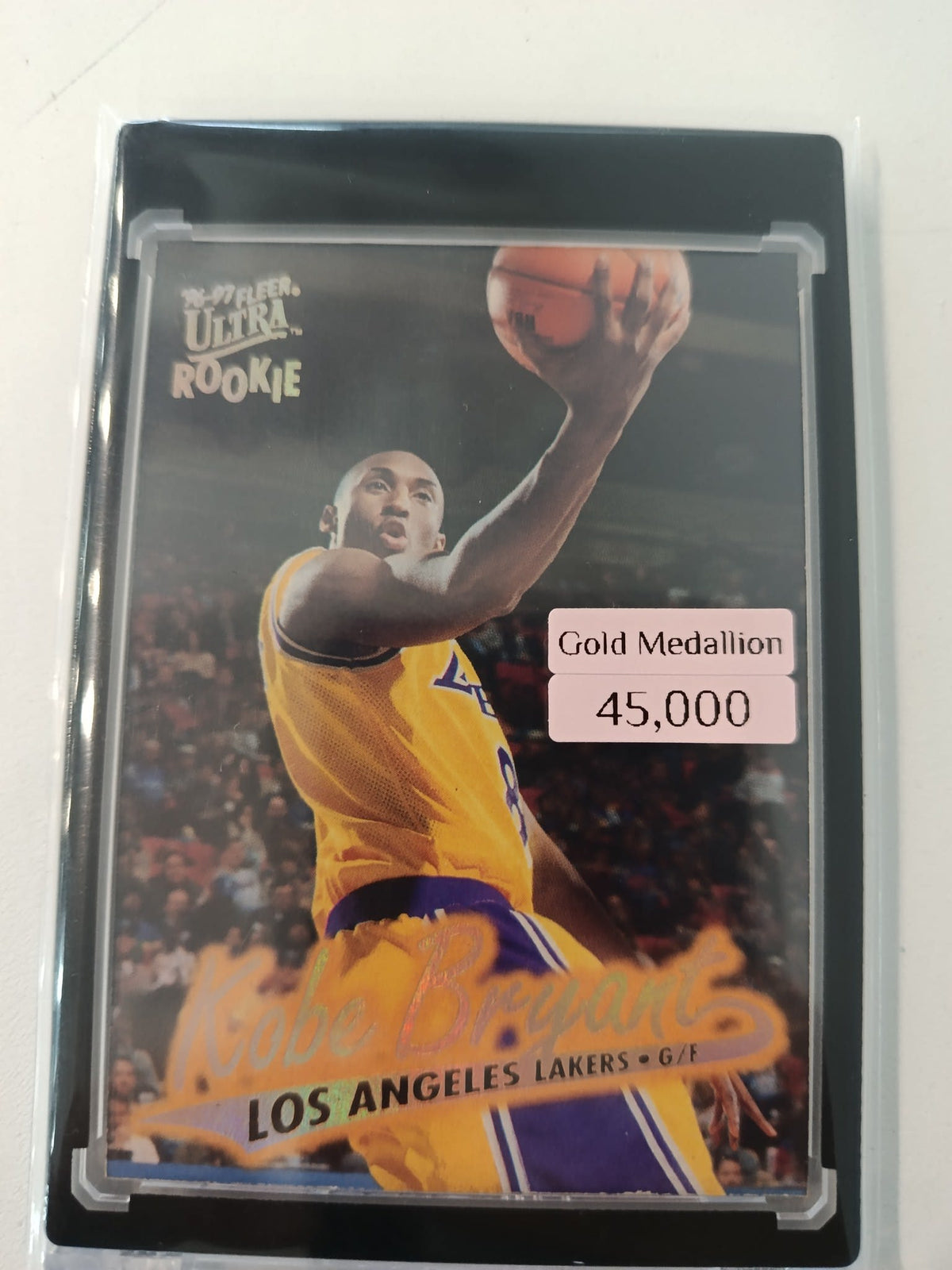 Topps Finest Shaquille O'Neal Gold Medallion Sportscard Guaranty 45