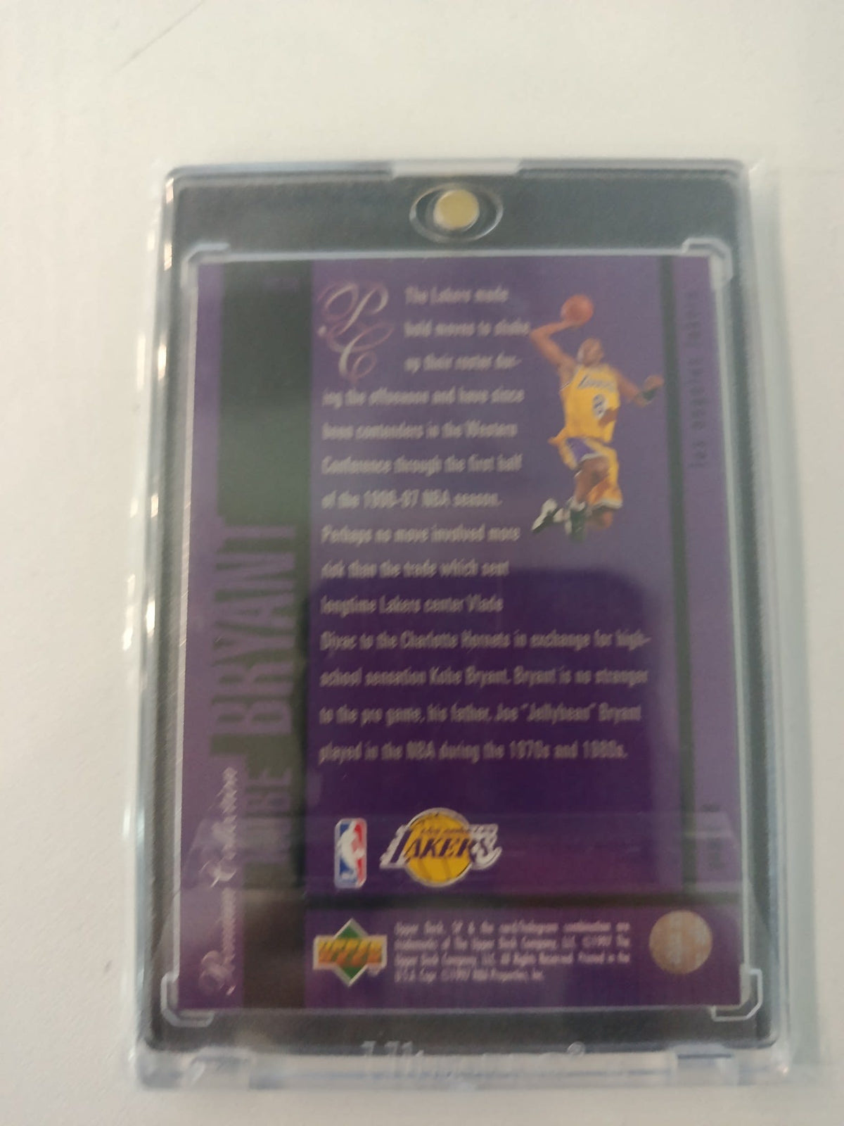 1996-97 Upper Deck SP Premier Collection Kobe Bryant #134 - view 2