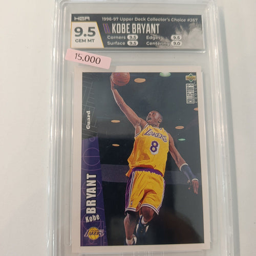 1996-97 Upper Deck Collector's Choice Kobe Bryant #267 HGA 9.5