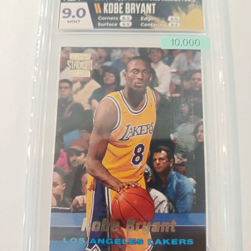 1996-97 Topps Stadium Club Rookies Kobe Bryant #R1 Herc 9.0