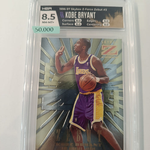 1996-97 Skybox Z-Force Debut Kobe Bryant #3 HGA 8.5