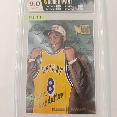 1996-97 Fleer Metal Fresh Foundation Kobe Bryant #137 HGA 9.0