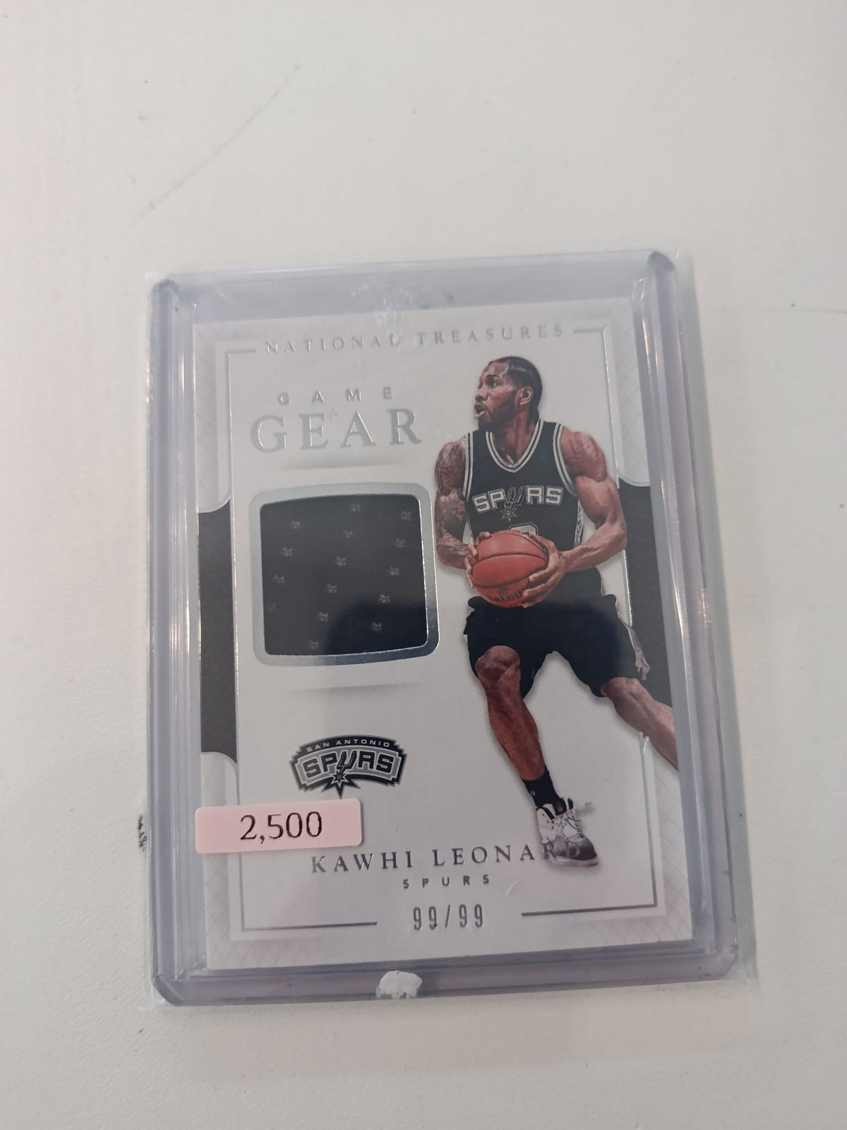 2013-14 Panini National Treasures Game Gear Kawhi Leonard #GEAR Panini 9