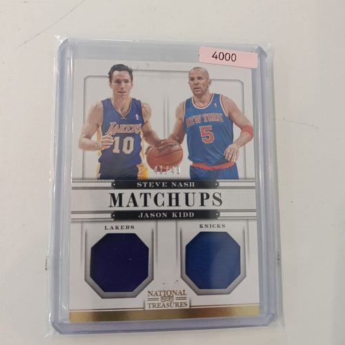 2009-10 Panini National Treasures Matchups Steve Nash / Jason Kidd #Unknown Not visible NM