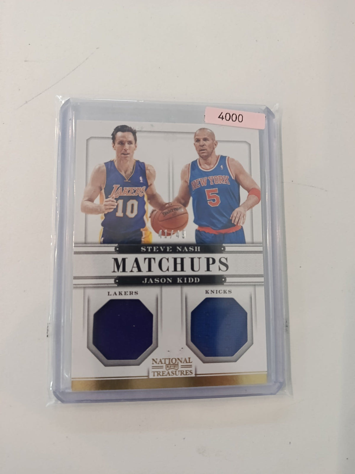 2009-10 Panini National Treasures Matchups Steve Nash / Jason Kidd #Unknown Not visible NM