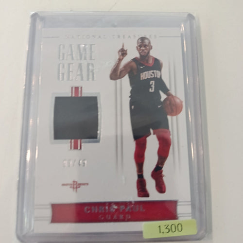 2017-18 Panini National Treasures Game Gear Chris Paul #GG-14