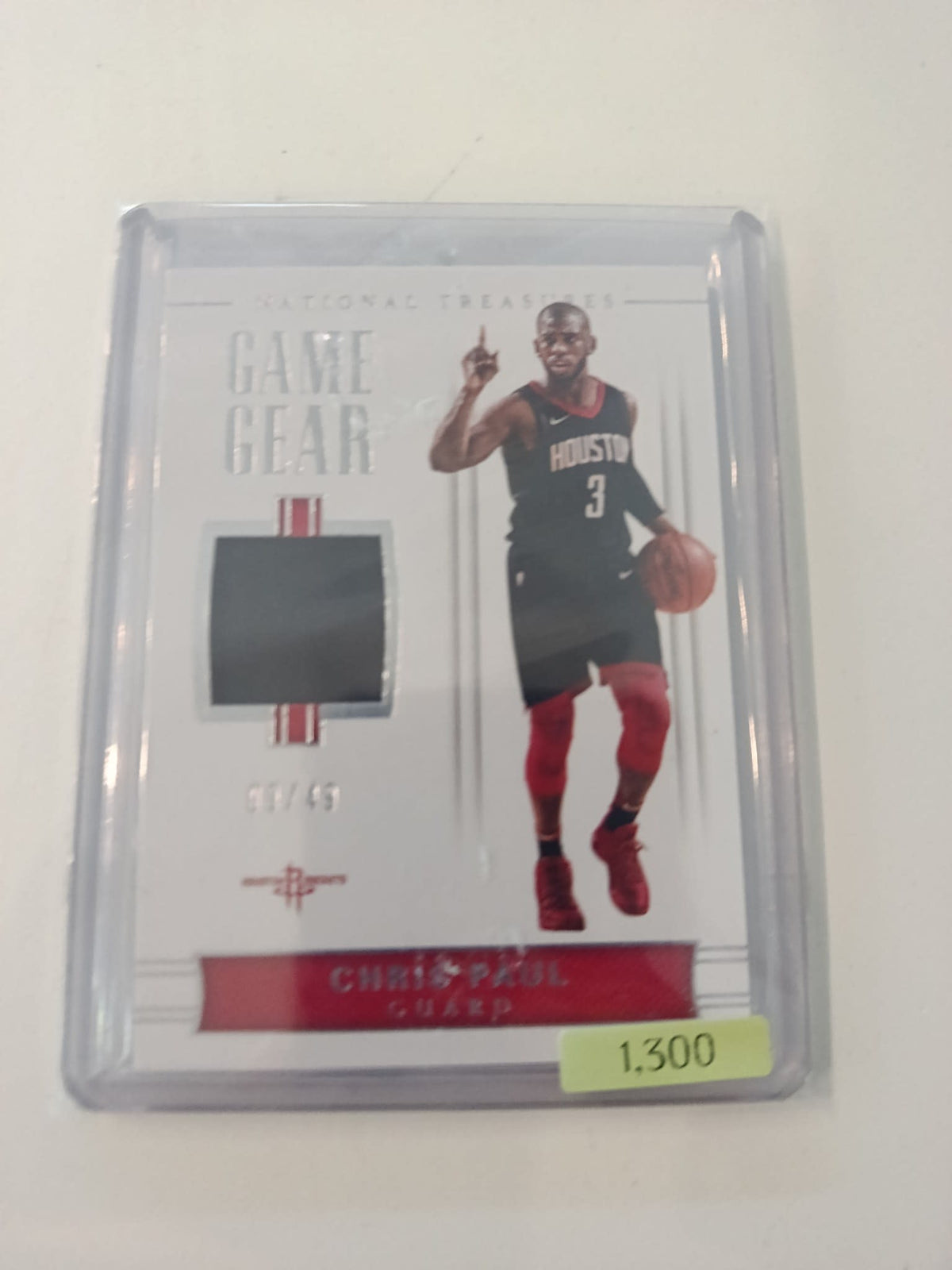 2017-18 Panini National Treasures Game Gear Chris Paul #GG-14
