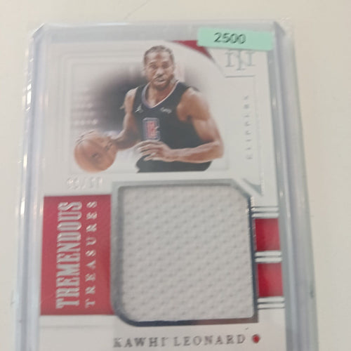 2019-20 Panini Illusions Tremendous Treasures Kawhi Leonard