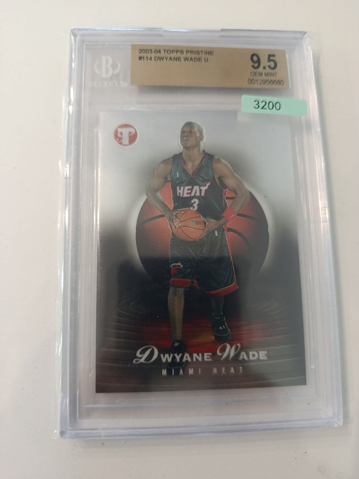 2003-04 Topps Pristine Dwyane Wade #114 BGS 9.5
