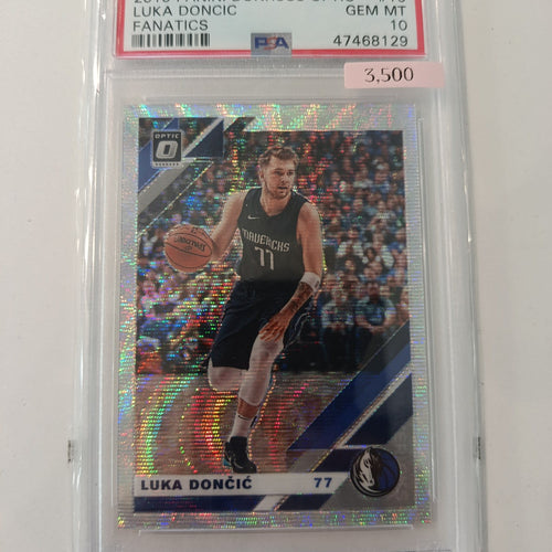 2019 Panini Donruss Optic Luka Doncic Disco #16 PSA Fanatics GEM MT 10