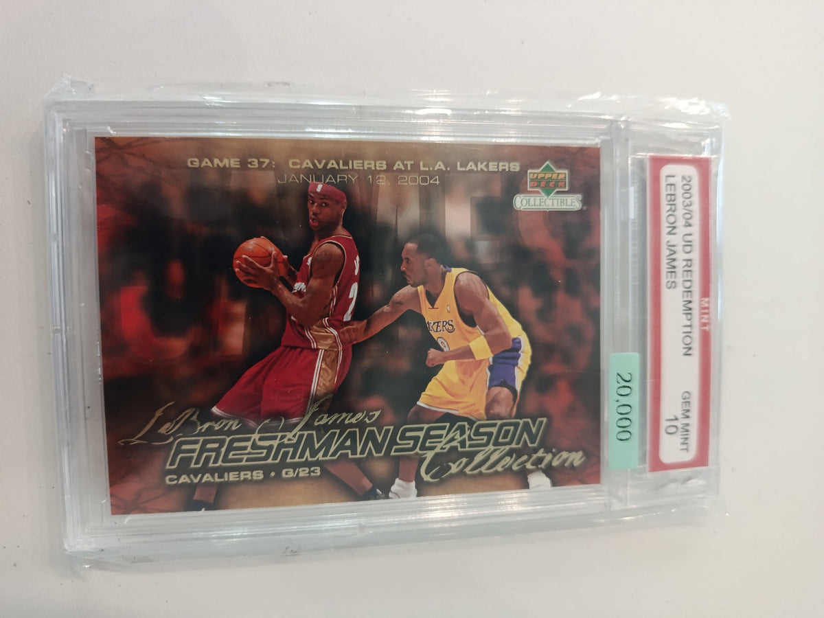 2003-04 Upper Deck Collectibles Freshman Season Collection LeBron James #0/23 Morraw 10