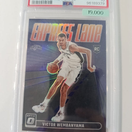 2023-24 Panini Donruss Optic Rookie Momentum Victor Wembanyama #18 PSA 9