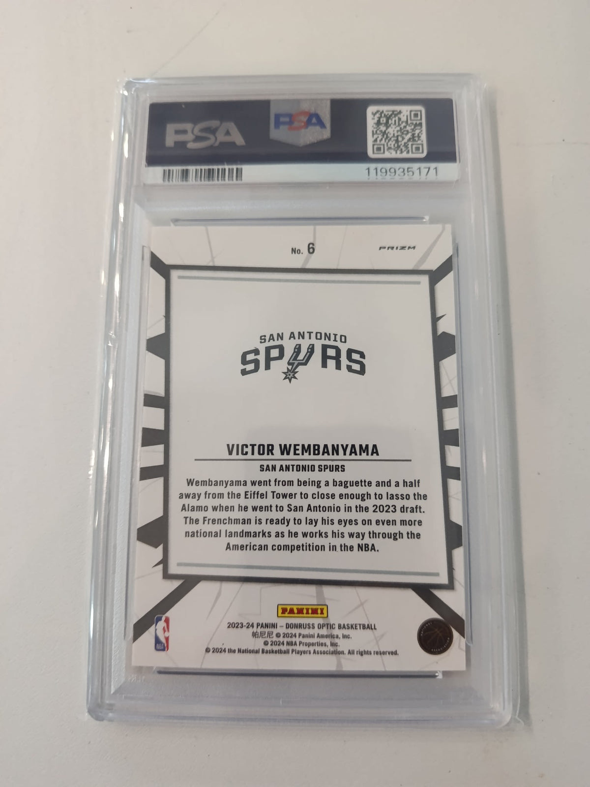 2015-16 Panini Donruss Rated Rookie Brandon Simmons #138 PSA 9 - view 2