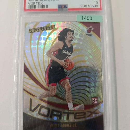 2023 Panini Revolution Vortex Jaime Jaquez Jr. Vortex #13 PSA GEM MT 10