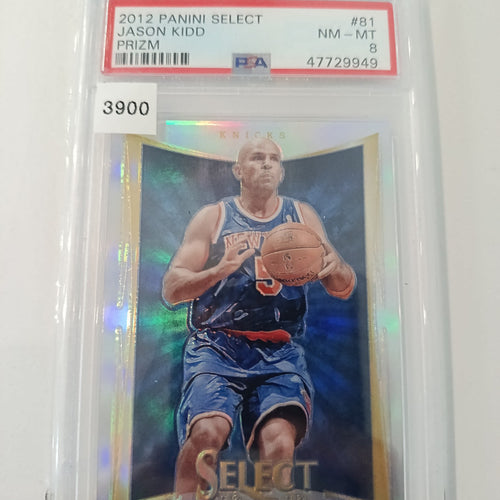 2012 Panini Select Jason Kidd #81 PSA 8
