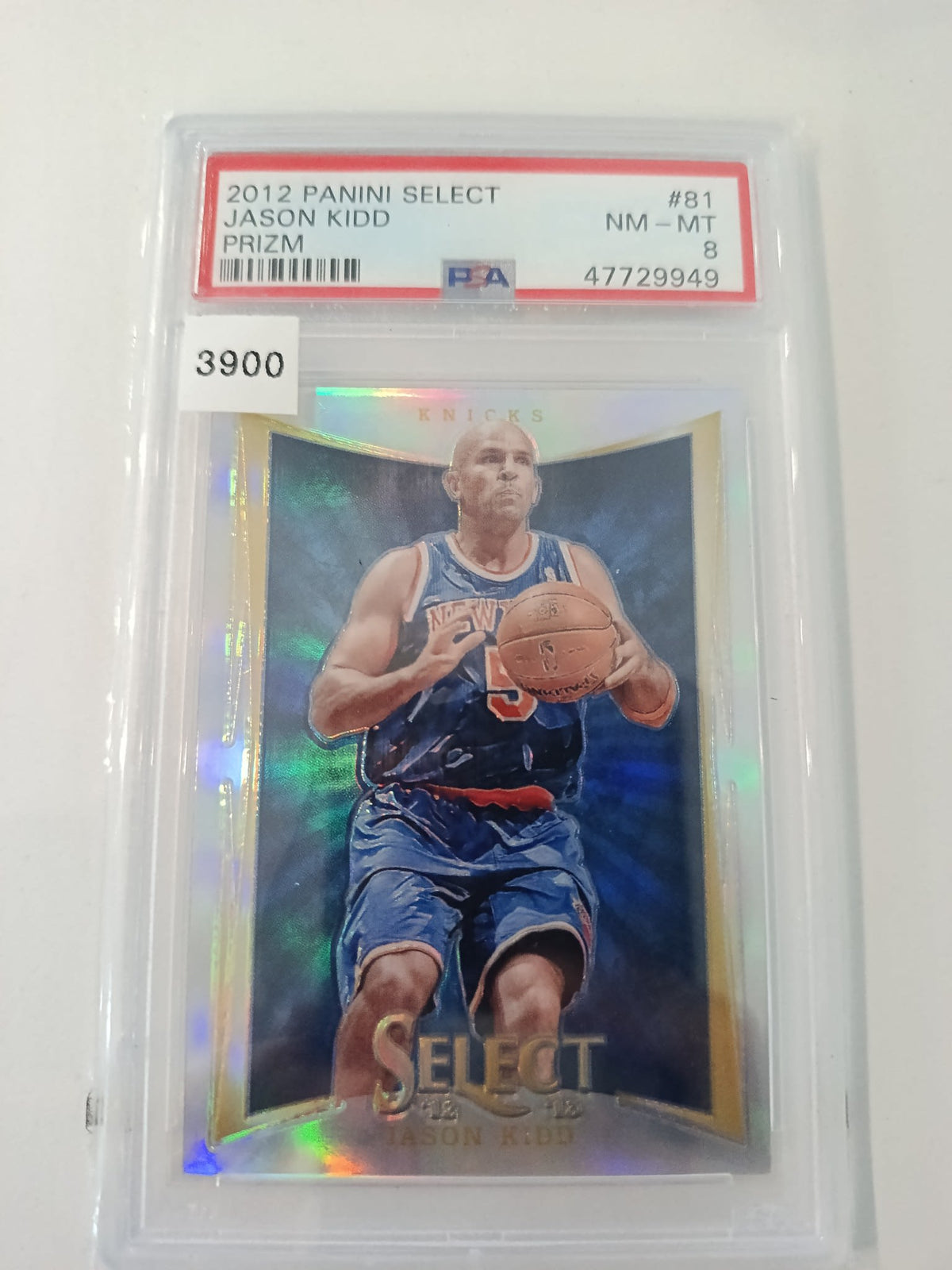 2012 Panini Select Jason Kidd #81 PSA 8