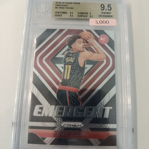 2018-19 Panini Prizm Emergent Trae Young #2 Gem Mint 9.5
