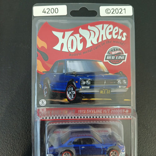 2021 Hot Wheels Red Line Club (RLC) 1972 Nissan Skyline H/T 2000GT-R