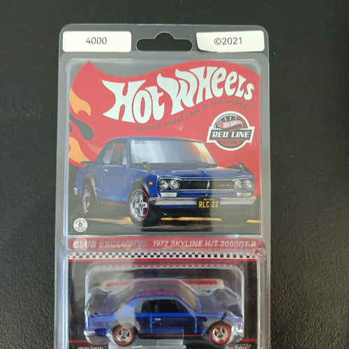 2021 Hot Wheels Red Line Club 1972 Skyline H/T 2000GT-R