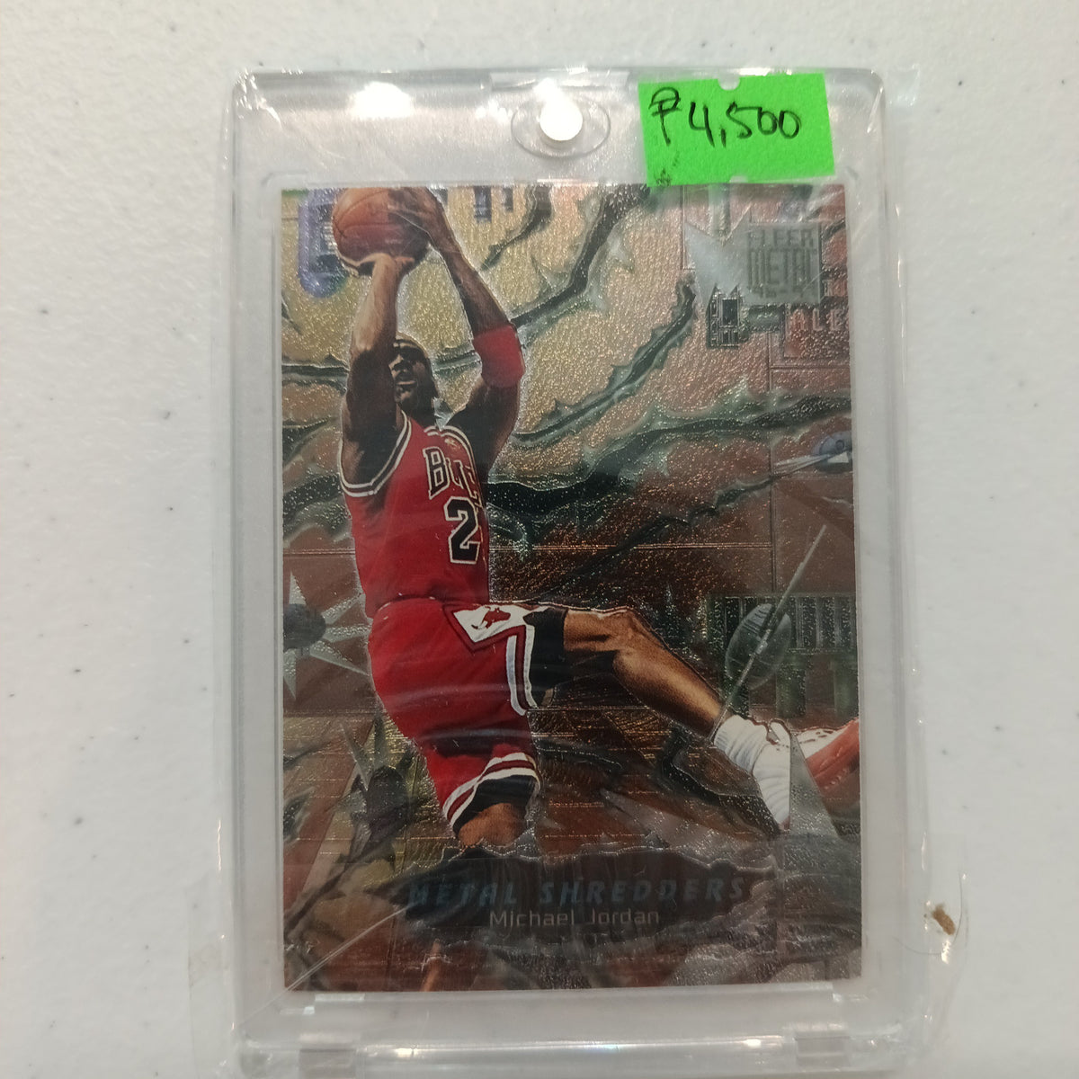 1996 Fleer Metal Metal Shredders Michael Jordan #211