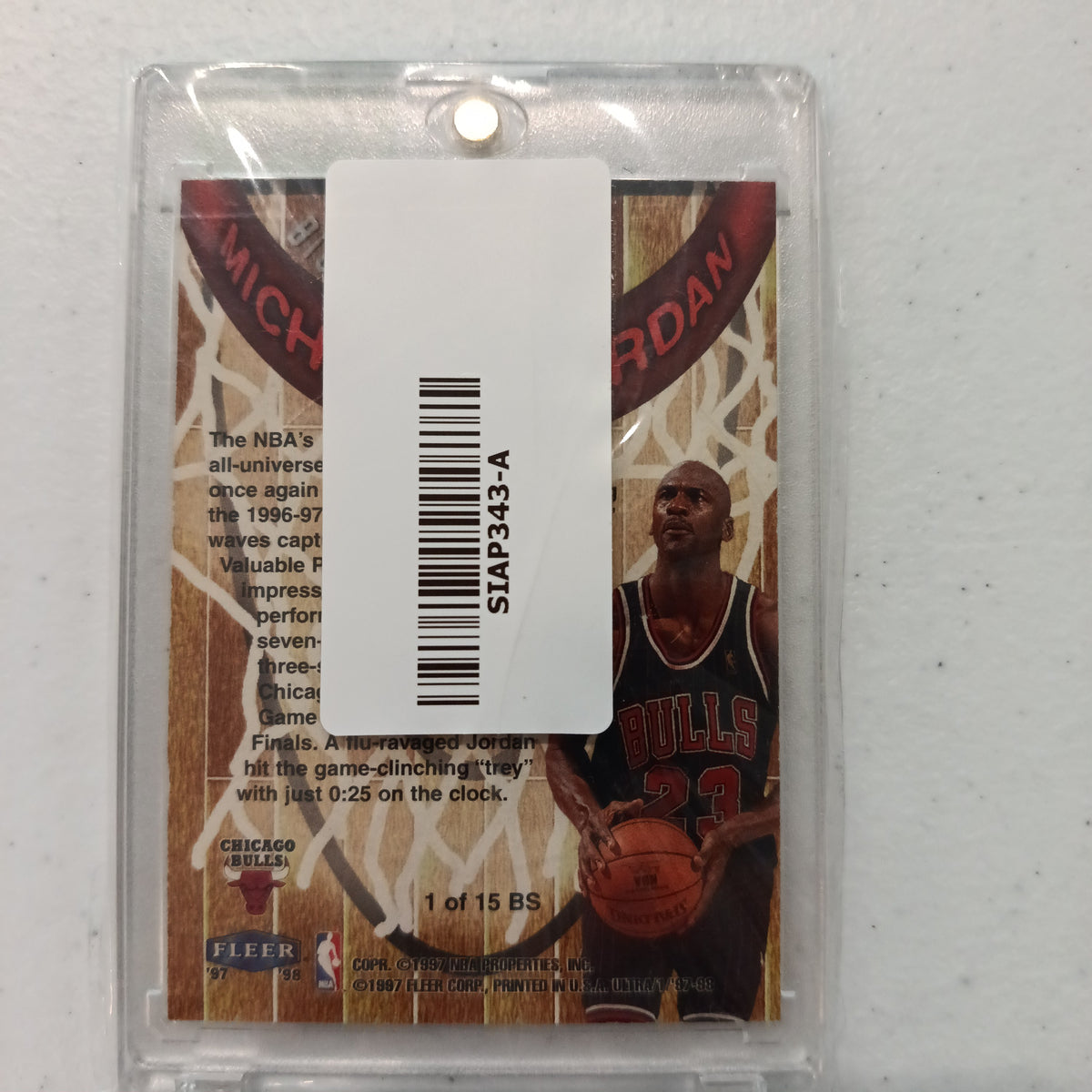 1997 Fleer Ultra Big Shots Michael Jordan #1