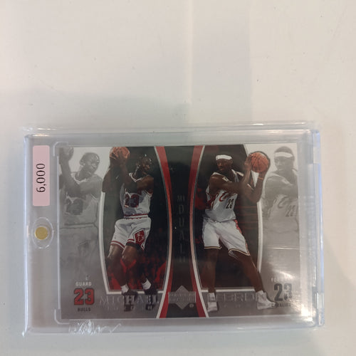 2005-06 Upper Deck LeBron James / Michael Jordan Michael Jordan / LeBron James #LJMJ4