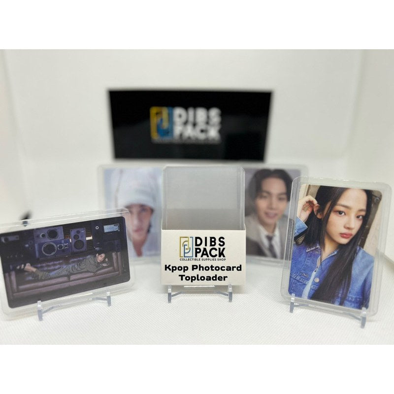KPOP photocard premium toploader (blueberry popcorn)
