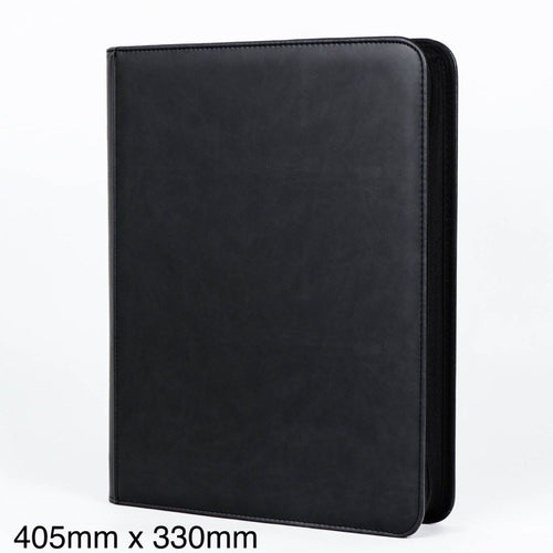 TOPLOADER binder (9 pocket and 4 pocket) leather material with zipper - for all card collectibles