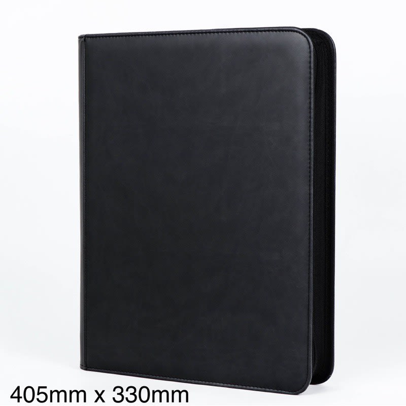 TOPLOADER binder (9 pocket and 4 pocket) leather material with zipper - for all card collectibles