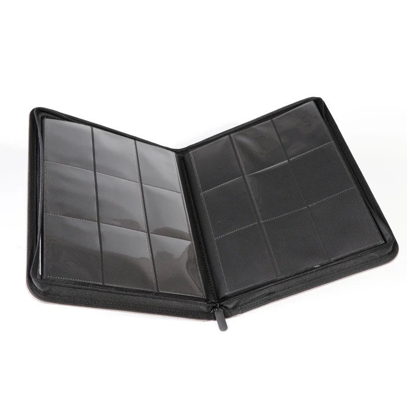 TOPLOADER binder (9 pocket and 4 pocket) leather material with zipper - for all card collectibles