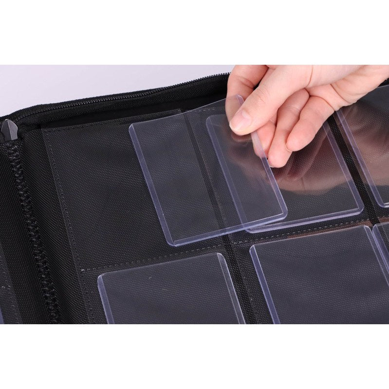 TOPLOADER binder (9 pocket and 4 pocket) leather material with zipper - for all card collectibles