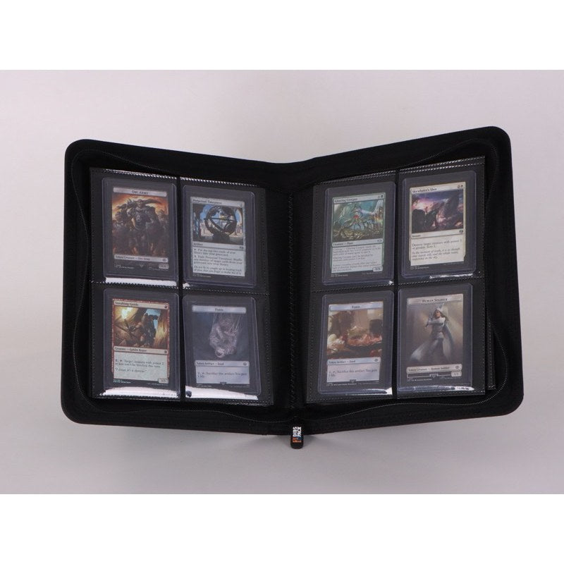 TOPLOADER binder (9 pocket and 4 pocket) leather material with zipper - for all card collectibles