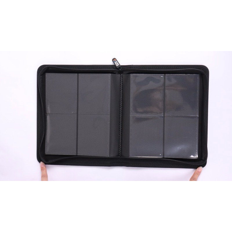 TOPLOADER binder (9 pocket and 4 pocket) leather material with zipper - for all card collectibles