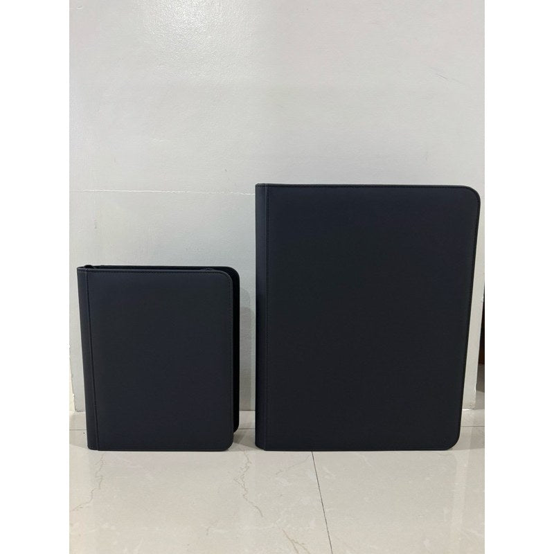 TOPLOADER binder (9 pocket and 4 pocket) leather material with zipper - for all card collectibles