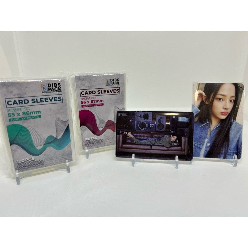 KPOP PREMIUM THICK photocard board game sleeves - 100 microns