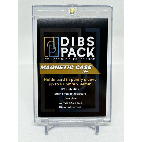 Magnetic case for penny sleeved cards