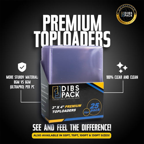 PREMIUM Toploader 35pt for NBA cards, pokemon, one piece and other card collectibles