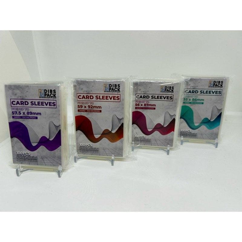 PREMIUM card sleeves (thick 100 microns) - 55x86mm - 100pcs