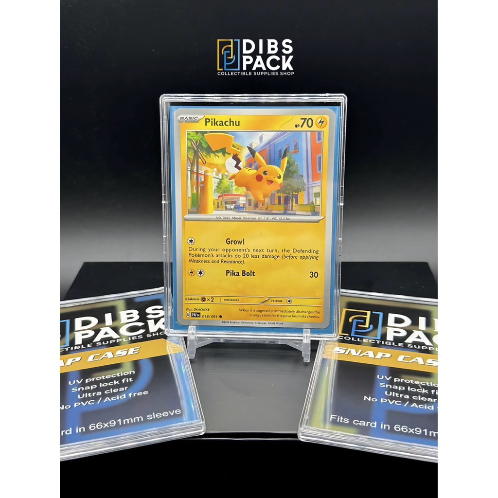 Recessed Snap Case – Fits sleeved cards up to 66 x 91mm