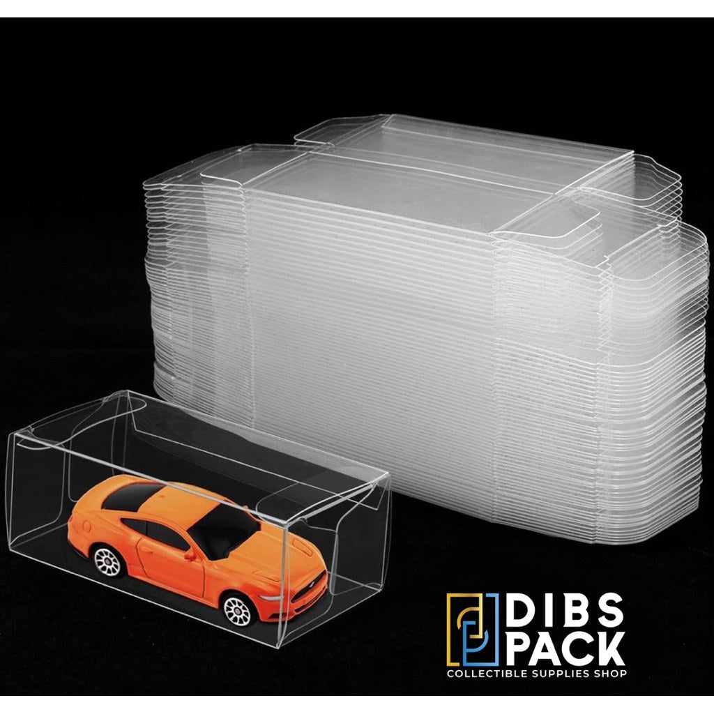 1:64 Scale Display Case Protector for Loose Die-Cast Cars Hot Wheels Matchbox - pack of 20